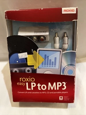 Roxio Easy LP to MP3 Convert LPS & Cassettes to MP3 New Worn Box - Image 1 of 4