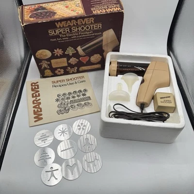 Vtg Wear-Ever 70123 Super Shooter Electric Cookie Press The Electric Food Gun - Image 1 of 4