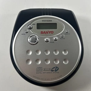 Sanyo Lettore CD Portatile VCD-X220A Testato Funzionante Buono - Foto 1 di 4