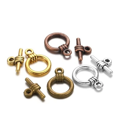 20Sets Metal OT Toggle Clasp Connectors for Jewelry Making Findings Anti-Tarnish - Image 1 of 4