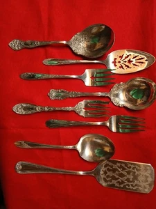 Tenedor de cuchara para servir Silverplate 8 piezas - Imagen 1 de 23