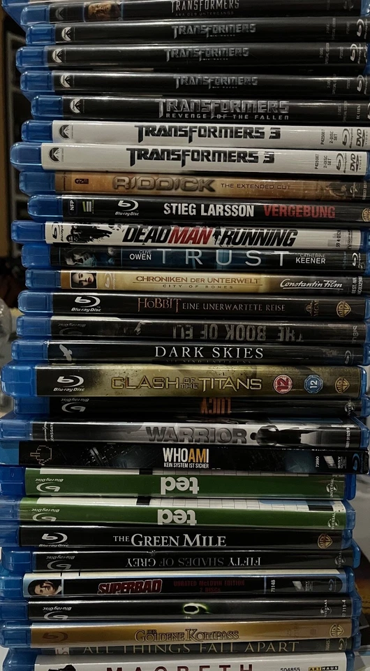 Bluray Auswahl Fantasy Action Comedy Transformers Hobbit 12/3/3 - Bild 1 von 1