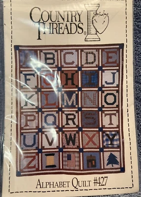 Country Threads Alphabet Quilt #427 - Image 1 of 2