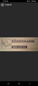 IKEA SÖDERHAMN BEZUG f. 1er SITZELEM. TALLMYRA S/W NEU/OVP beschädigt! 20472391 - Bild 1 von 3