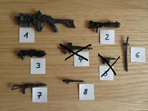 1 x Waffe Star Wars, 70er/80er Jahre, AUSWAHL aus vielen verschiedenen Waffen - Bild 1 von 15
