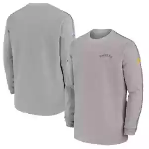 Green Bay Packers Nike 2024 NFL Alternate Throwback Logo Coach Long Sleeve Top - Picture 1 of 5