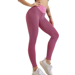 Women's High Waist Leggings Tummy Control Workout Running Yoga Pants Seamless - Picture 1 of 26