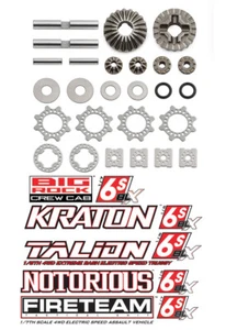 F/R DIFF GEAR LIMITED SLIP PLATES SHIM ARA310985 FOR 1/8 ARRMA KRATON OUTCAST - Picture 1 of 5