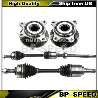 Se adapta a Lexus GS300 2006-2006 4 X CV eje juntas cojinete de rueda buje Foto 1 de 4