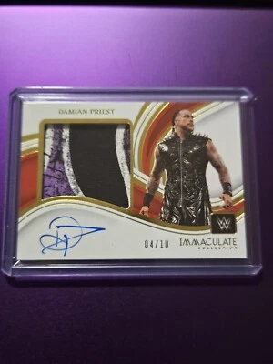 Damian Priest 2023 WWE Panini Immaculate Premium Memorabilia Auto Autographs /10 - Image 1 of 4