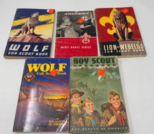 Lote de libros Boy Scout vintage - Imagen 1 de 12