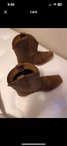 womens justin cowboy boots size 10 - Picture 1 of 4