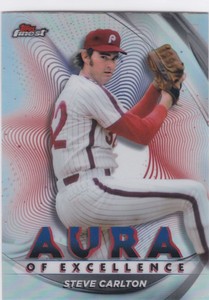 2022 Topps Finest Aura Of Excellence #SC Steve Carlton Phillies