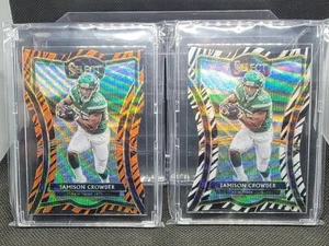 💎 JAMISON CROWDER 2019 SELECT 'TIGER & ZEBRA PRIZM' SSP TROQUELADO 💥COMANDANTES - Imagen 1 de 2