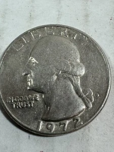 1972 D US Quarter Coin Mint Error Rare Vintage - Picture 1 of 7
