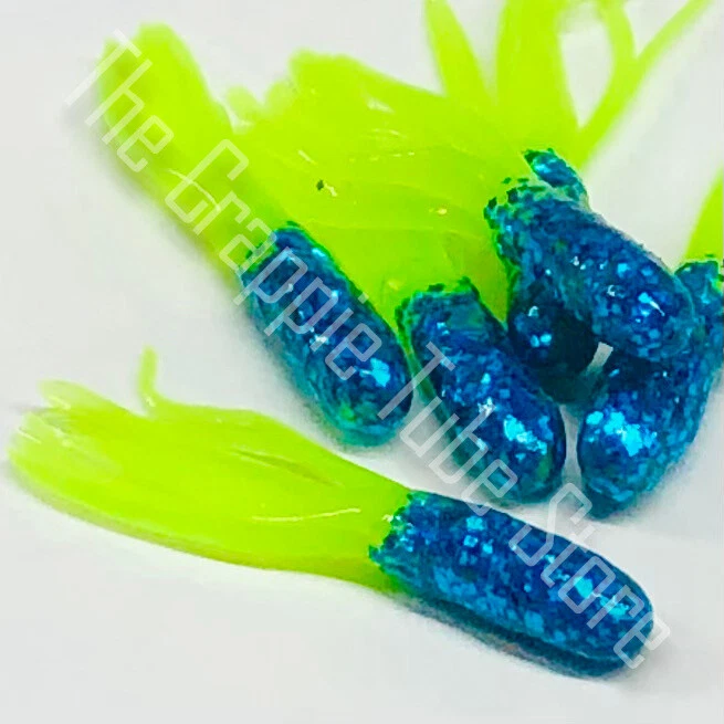 10 plantillas de tubo GlitterHead™ Crappie - Selecciona tu color Foto 1 de 1