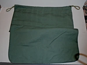 USGI MILITARY BARRACKS /LAUNDRY BAGS 100% COTTON, GREEN - LARGE - 30" X 24" - Picture 1 of 4