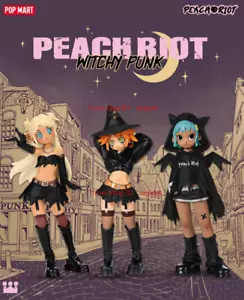 Perfect Popmart Peach Riot Witchy Punk Halloween Action Figure New Toys In Stock - Picture 1 of 6