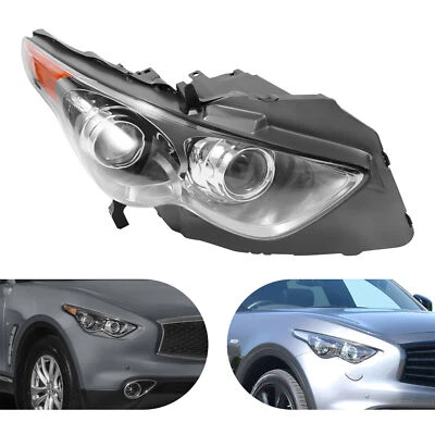 For 09-17 INFINITI FX35 FX37 FX50 QX70 Xenon/HID Headlight Headlamp Passenger RH Foto 1 de 4
