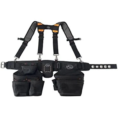 Dead On Tools - 1680 Denier Poly Carpenter�s Tool Belt with Suspenders - Image 1 of 4