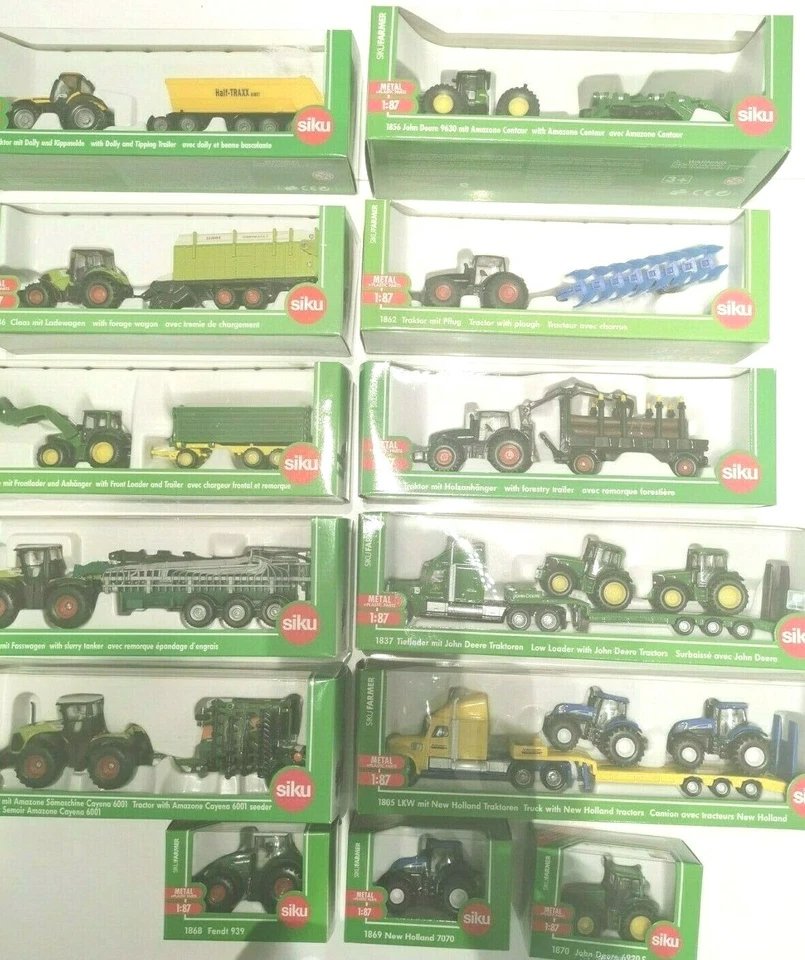 Siku Farmer 1799 1837 1843 1856 1858 1861 1862 Xerion H0 Landwirtschaft Super - Bild 1 von 1