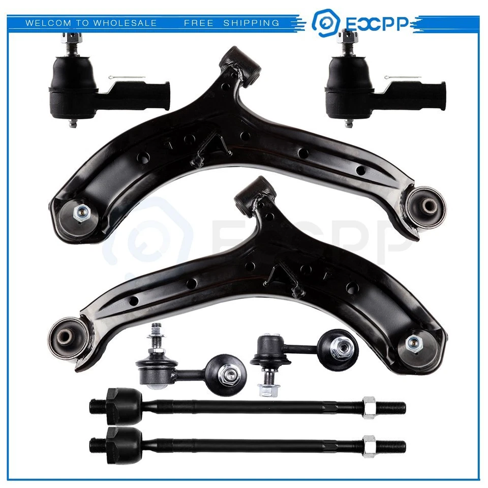 8pcs Lower Control Arm Ball Joint Suspension Fits 2000 2001-2005 Hyundai Accent - Image 1 of 4