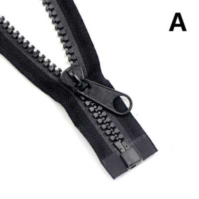 60-400cm 10# Open Ended Zip Plastic Teeth Double-Sided Slider Zipper Repair Kit - Image 1 of 4