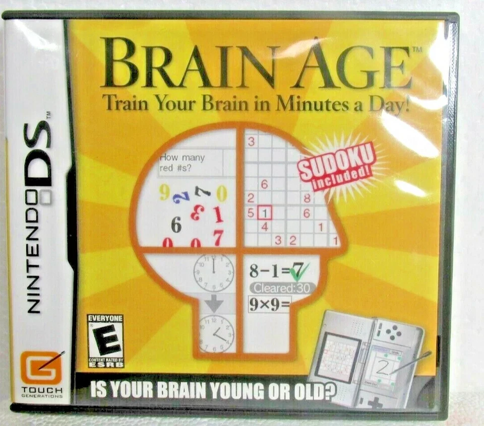 Brain Age NINTENDO DS Game with Sudoku BRAND NEW FACTORY SEALED - Image 1 of 1