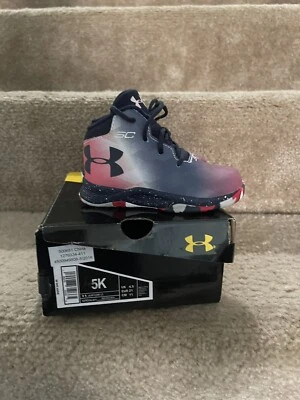 Nuevos zapatos Under Armour Steph Curry para bebés/niños pequeños 5k Foto 1 de 4