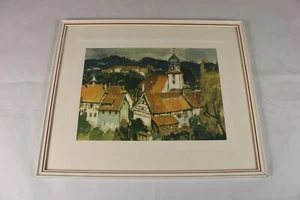 B8/ starszy druk artystyczny oprawiony - Walddorf Desert Red wg N.G. Hartmann 1924 /317 - Zdjęcie 1 z 12