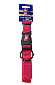 NEW Hamilton Dog Collar Raspberry Medium - Large Dogs Adjustable 18"-26” X 1” - Picture 1 of 6