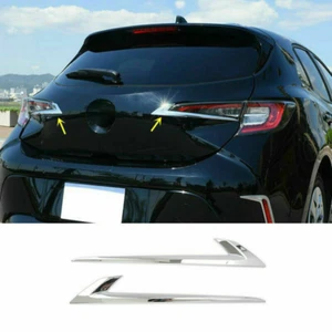For Toyota Corolla Hatchback 2019-21 ABS Chrome Rear Tail Light Lamp Strip Trim - Imagen 1 de 7