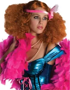 Burlesque Wig Showgirl Fancy Dress Up Halloween Adult Costume Accessory 2 COLORS - Picture 1 of 3