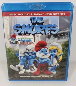 Smurfs The Smurfs Christmas Carol Blu-ray, DVD, 3 Disc Holiday Set  - Picture 1 of 6