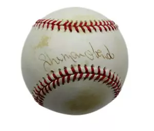 Sherman Obando Baseball OAL Autografato Montreal Expos JSA 180604 - Foto 1 di 3