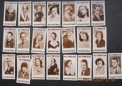Cigarette card By Richard Lloyd, Cinema stars 3rd series 1936. 23 cards - Image 1 of 4