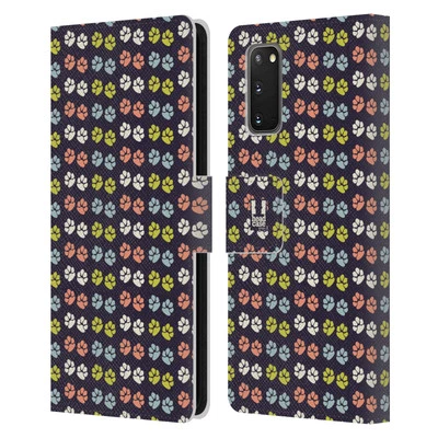 HEAD CASE DESIGNS PAWS LEATHER BOOK WALLET CASE COVER FOR SAMSUNG PHONES 1 - Image 1 of 4