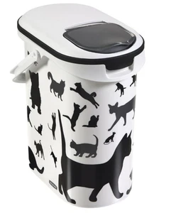 Curver PetLife Futtercontainer Katze - 10L – 4KG - Weiß/Grau/Schwarz - Bild 1 von 1