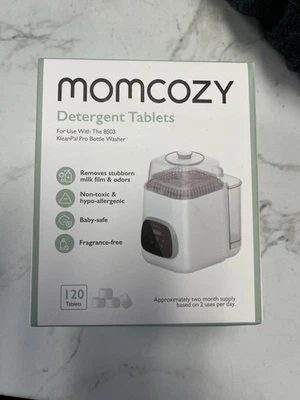 Comprimidos detergente para lavadora de botellas automática Momcozy 120 unidades caducan 27/07 Foto 1 de 2