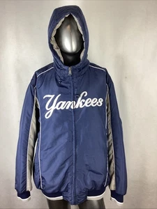 Genuine Merchandise X G-III Sports New York Yankees Heavy Jacket Hooded Sz 2XL - Picture 1 of 10