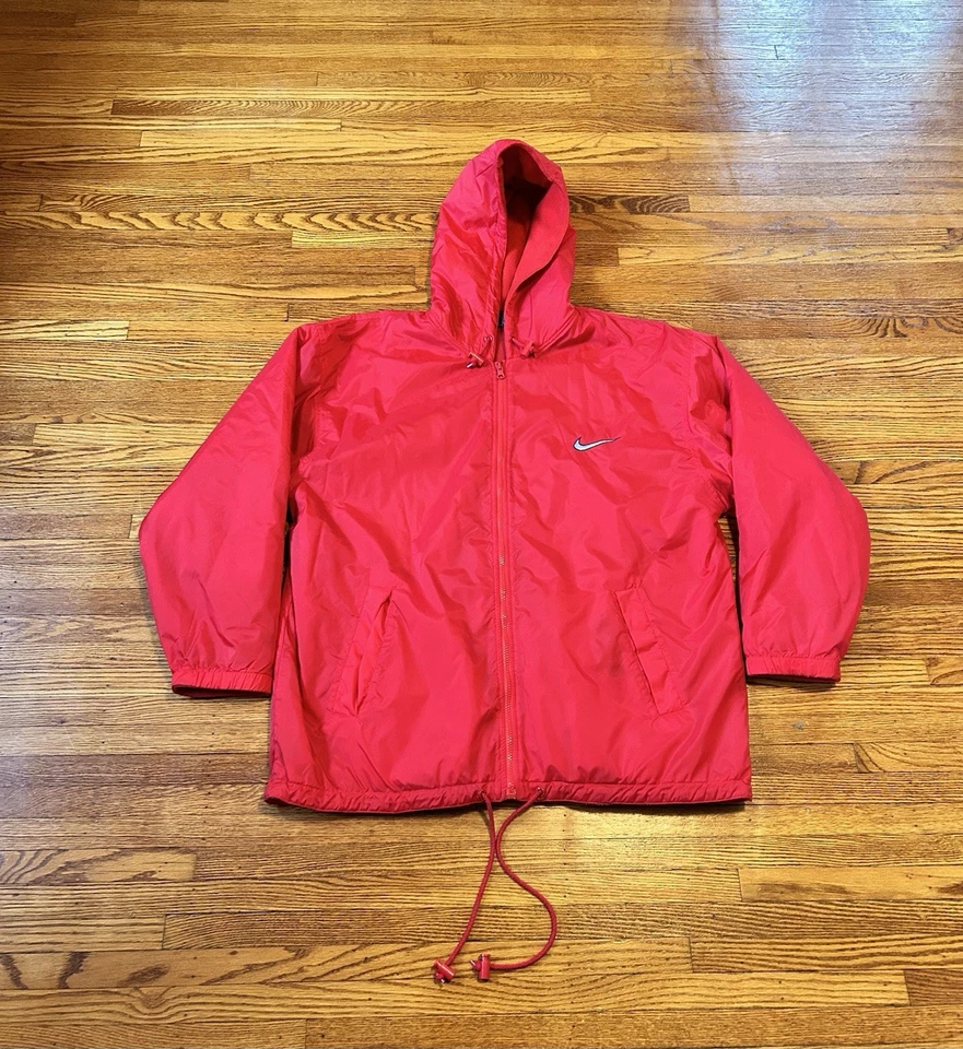 Billion Bay Basics Men's Size Large Red Fleece Lined Jacket Nylon/polyester - Image 1 of 4