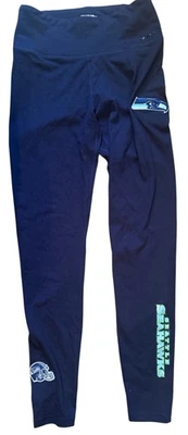 Women's Pro Standard College Navy Seattle Seahawks Classic Jersey Leggings Small - Image 1 of 4