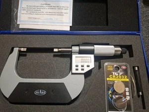 SHARS 3-4" Electronic Blade Micrometer .00005" - Picture 1 of 3
