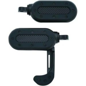 Kuryakyn 7028 Black Heavy Industry Switchblade Foot Pegs for Harley Male Mount - Picture 1 of 1