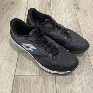 Lotto Mirage 400 ALR Men's 10.5 All Court Show New Black - Picture 1 of 6