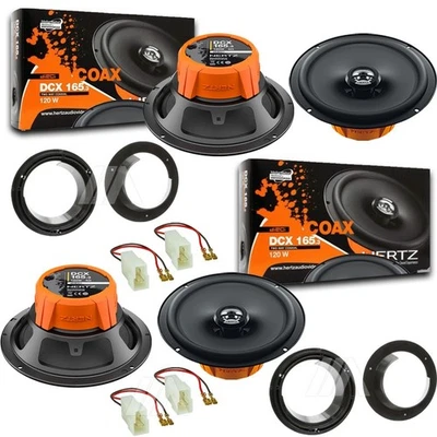 Kit 4 Casse Altoparlanti Hertz Anteriori e Posteriori per Suzuki Swift dal 2004 - Immagine 1 di 4