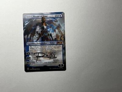 MTG Magic Teferi, Master Of Time Signed Borderless Artist Proof x1 M21 Rallis - Image 1 of 2