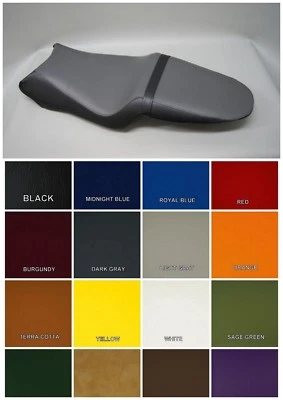 HONDA VTR1000F Seat Cover Super Hawk 1000  2-tone GRAY & BLACK or 25 Colors (PS) - Imagem 1 de 4