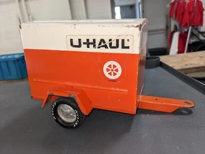 1960s Vintage Nylint Pressed Steel U-Haul Ford Closed Box Trailer Uhaul - Picture 1 of 7