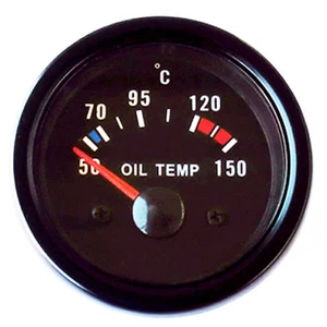 Retro Öltemperaturanzeige Zusatz Anzeige 52mm TDI 6 VR6 G60 16V G40 GT - Bild 1 von 2
